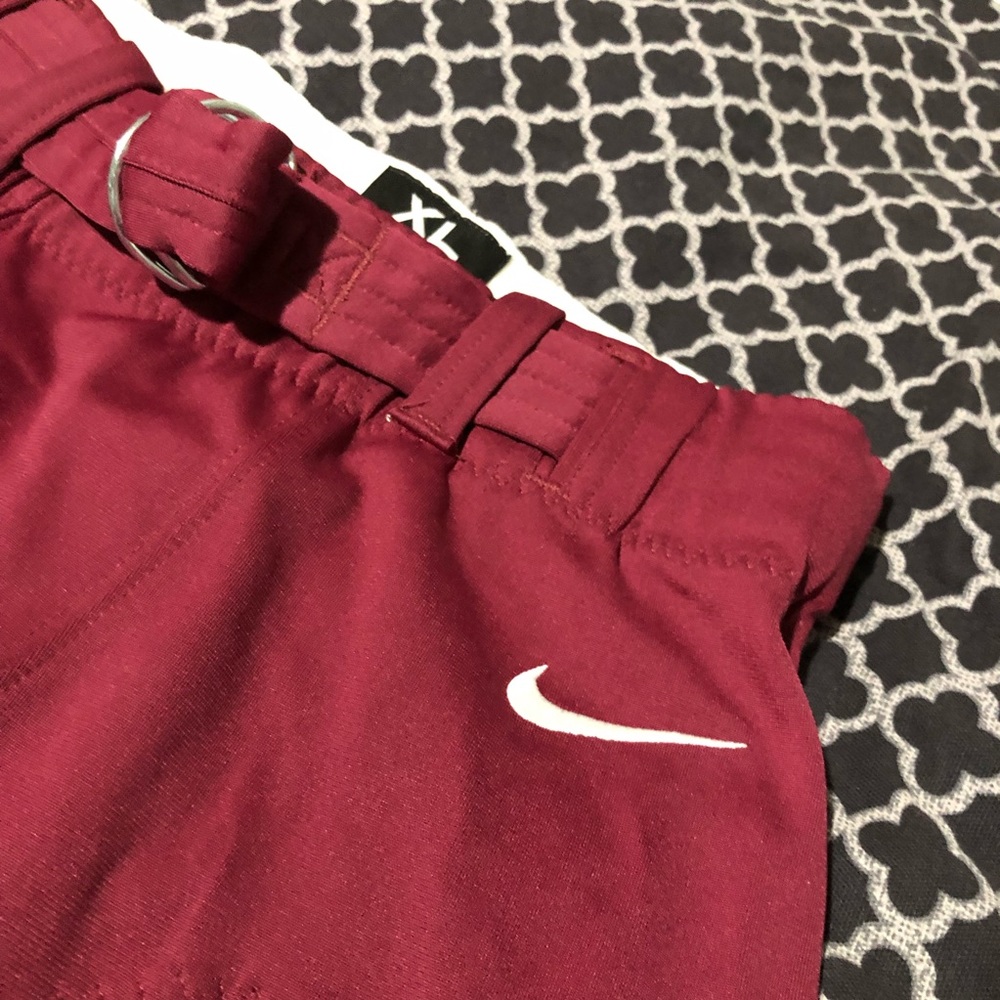 New Nike Men's Mach Speed Football Pants Burgundy Maroon Sz XL 789925-670